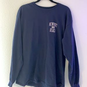 long sleeve over-sized tee